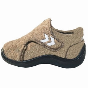 Hummel Beige Wool Slipper Infant House Slippers for Kids on sale