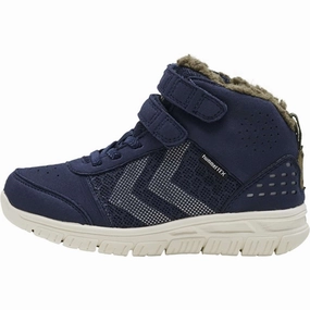 Hummel Crosslite Winter Mid Tex JR Black Iris Cheap Kids Winter Footwear