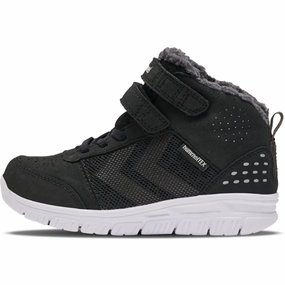 Hummel Crosslite Winter Mid Tex Jr Winter Boots Black Cheap Kids Winter Footwear