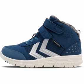 Hummel Dark Denim Crosslite Winter Boot Mid Tex Jr Cheap Kids Winter Footwear