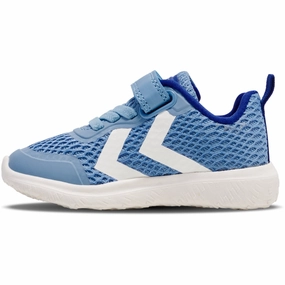 Hummel Lichen Blue Actus Ml Recycled Infant Sneakers Kids Velcro Sneakers discount