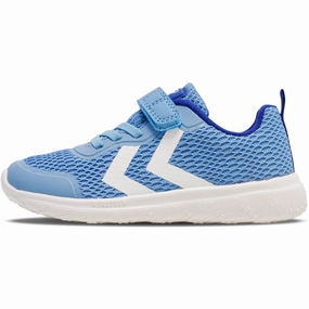 Hummel Lichen Blue Actus Recycled Jr Sneakers Kids Velcro Sneakers discount