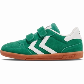 Hummel Pepper Green Victory Suede Ii Low Sneakers Kids Velcro Sneakers discount