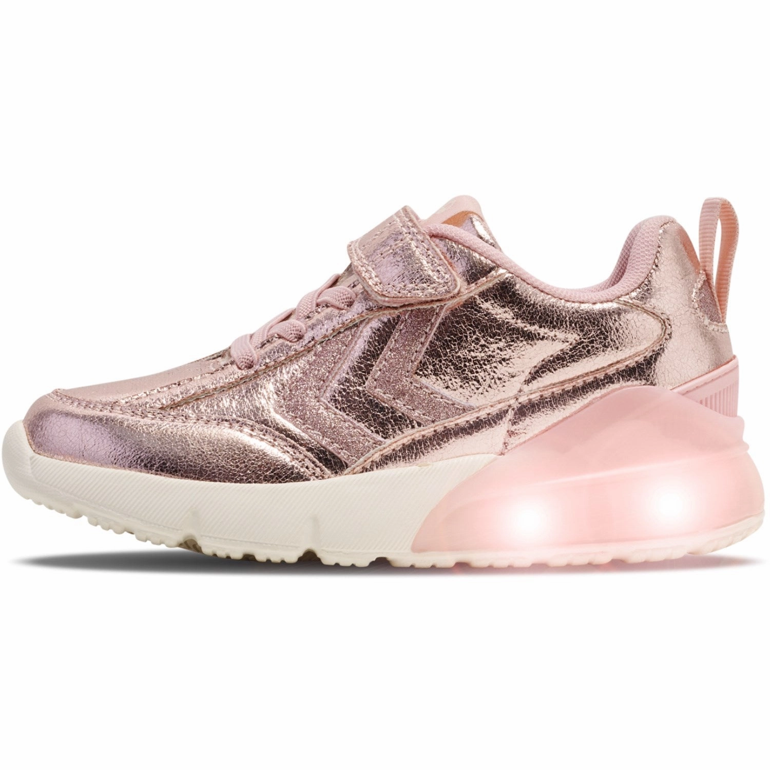 Hummel Pink Daylight Glitter Jr Sneakers Kids Light-Up Shoes on sale