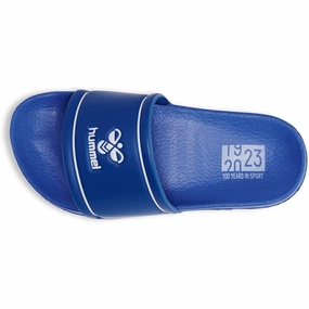 Hummel Pool Slide JR Sandal Dazzling Blue Water Sandals for Kids discount