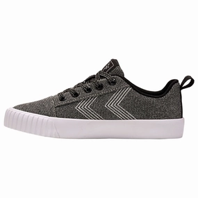 Hummel Prima Base Court Point Black Glitter Sneakers Kids Sneakers with Laces sale