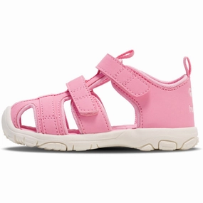 Hummel Prism Pink Sandal Velcro Infant Kids Closed Toe Sandals promo