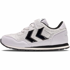 Hummel Reflex Glitter JR Sneakers Silver Kids Velcro Sneakers discount