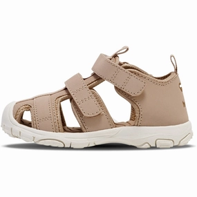 Hummel Sandal Velcro Infant Warm Taupe Kids Closed Toe Sandals promo