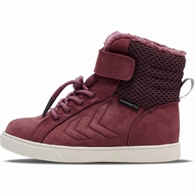 Hummel Splash Tex Jr Winter Boots Rose Brown Cheap Kids Winter Footwear