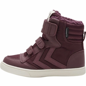 Hummel Stadil Super Poly Boot Recycled Tex JR Windsor Wine Boots Cheap Kids Winter Footwear