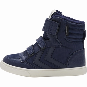 Hummel Stadil Super Poly Boots Recycled Tex Jr Black Iris Cheap Kids Winter Footwear