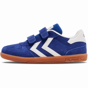 Hummel True Navy Victory Suede Ii Low Sneakers Kids Velcro Sneakers discount