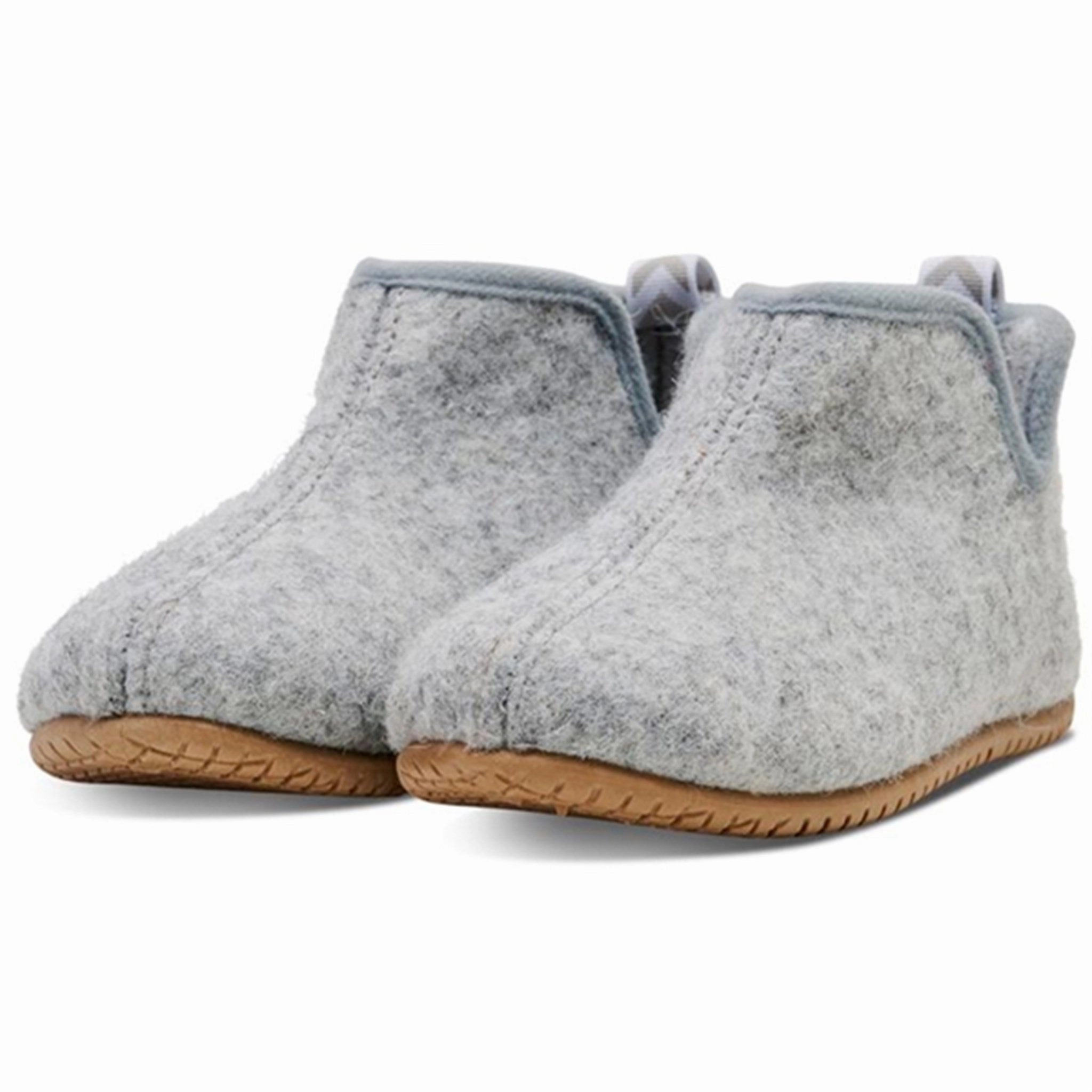 Hummel Uld Zap Slipper Grey House Slippers for Kids on sale
