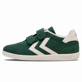 Hummel Victory Suede II Sneakers Pineneedle Kids Velcro Sneakers discount