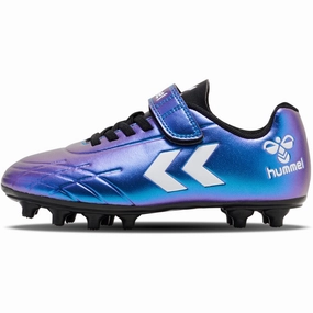 Hummel White/Multicolor Top Star F.G. Jr Football Boots Kids Sneakers with Laces sale