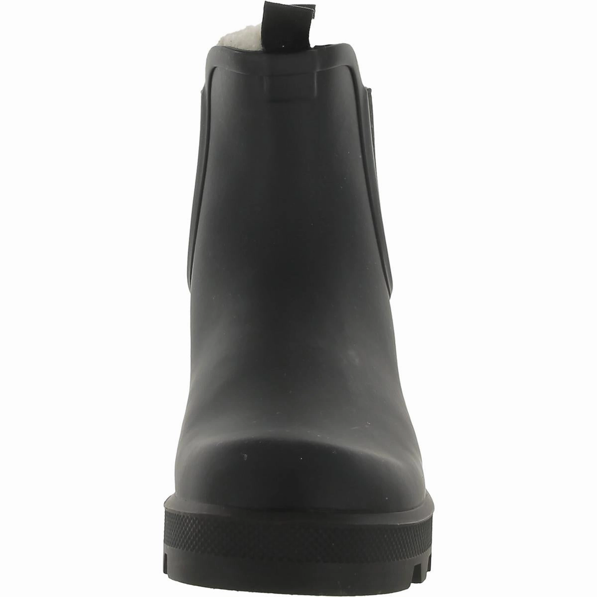 Ignite Womens Faux Fur Lined Ankle Rain Boots