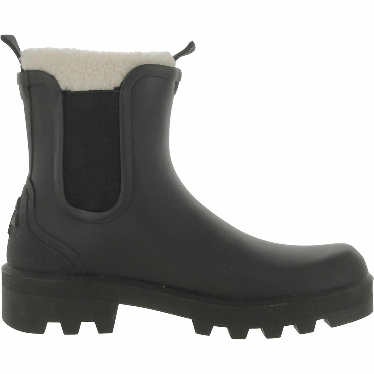 Ignite Womens Faux Fur Lined Ankle Rain Boots