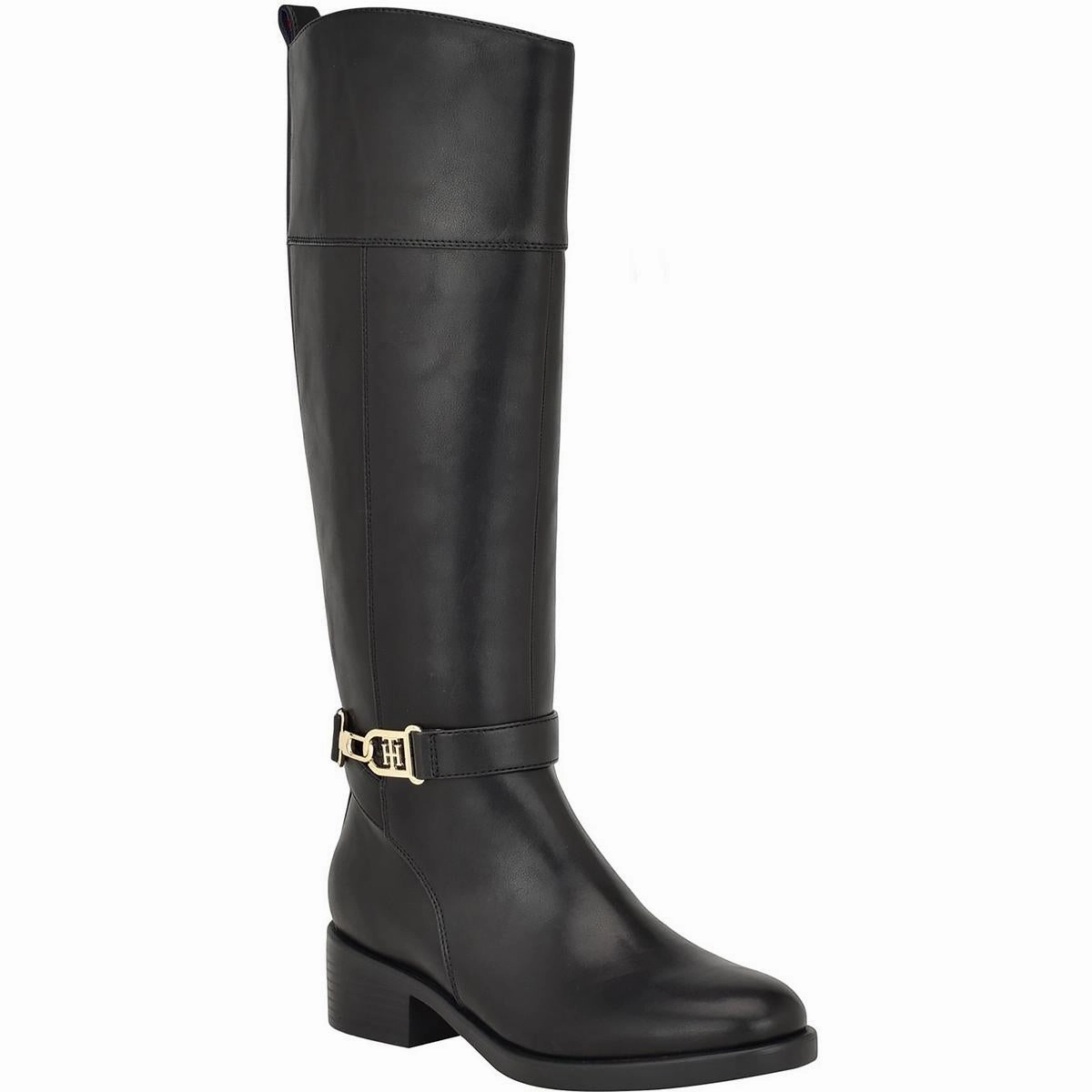 Ionni Womens Almond Toe Tall Knee-High Boots