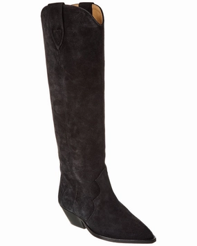 Isabel Marant Denvee Suede Knee-High Boot Womens Boots sale online
