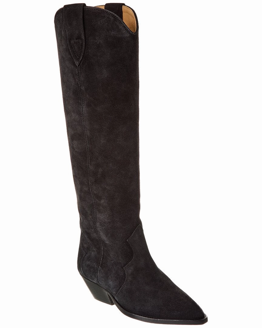Isabel Marant Denvee Suede Knee-High Boot Womens Boots sale online