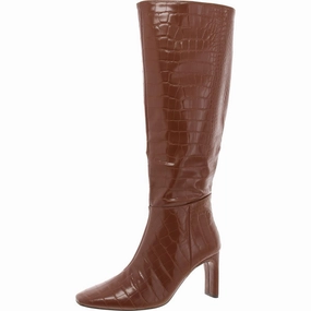 ISABELLE Womens Zipper Manmade Knee-High Boots Womens Winter Boots promo deal