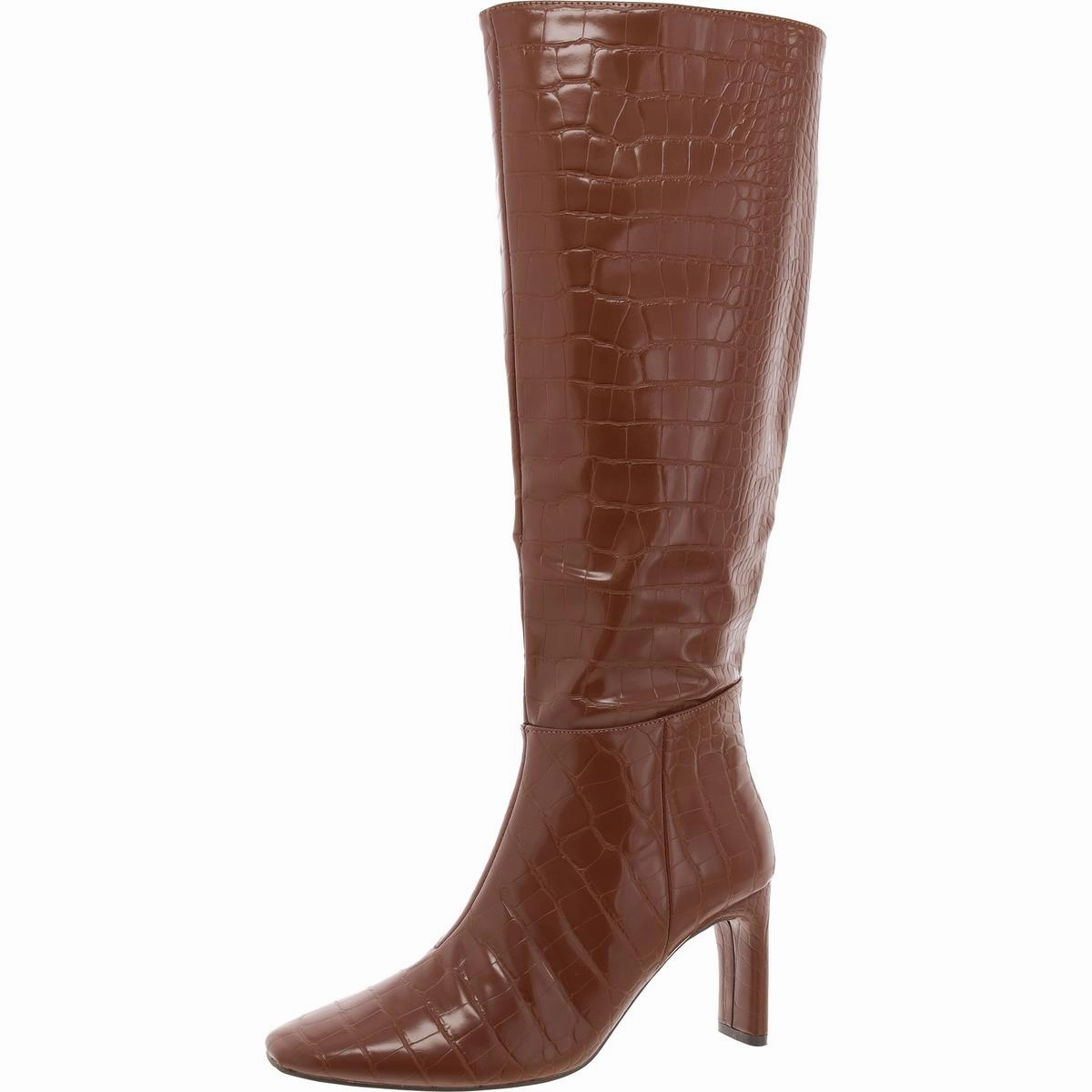 ISABELLE Womens Zipper Manmade Knee-High Boots Womens Winter Boots promo deal