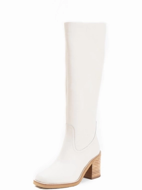 Itinerary Womens Leather Round Toe Knee-High Boots Sale on Womens Trendy Boots