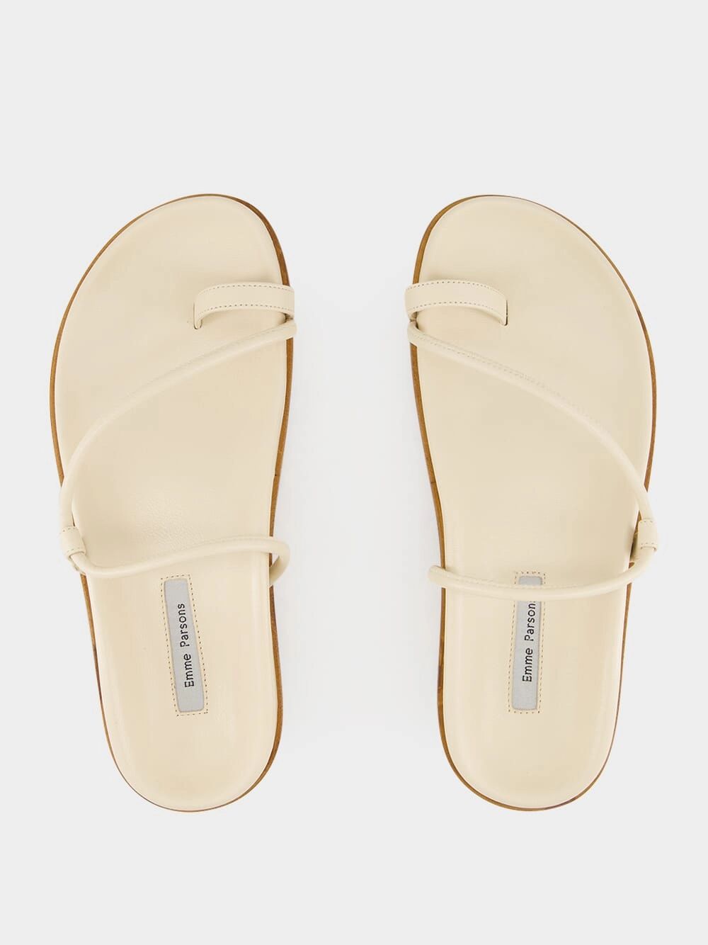 Ivory Nappa Bari Sandals