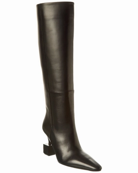 Jacquemus The Bisou Leather Knee-High Boot Womens Boots sale online