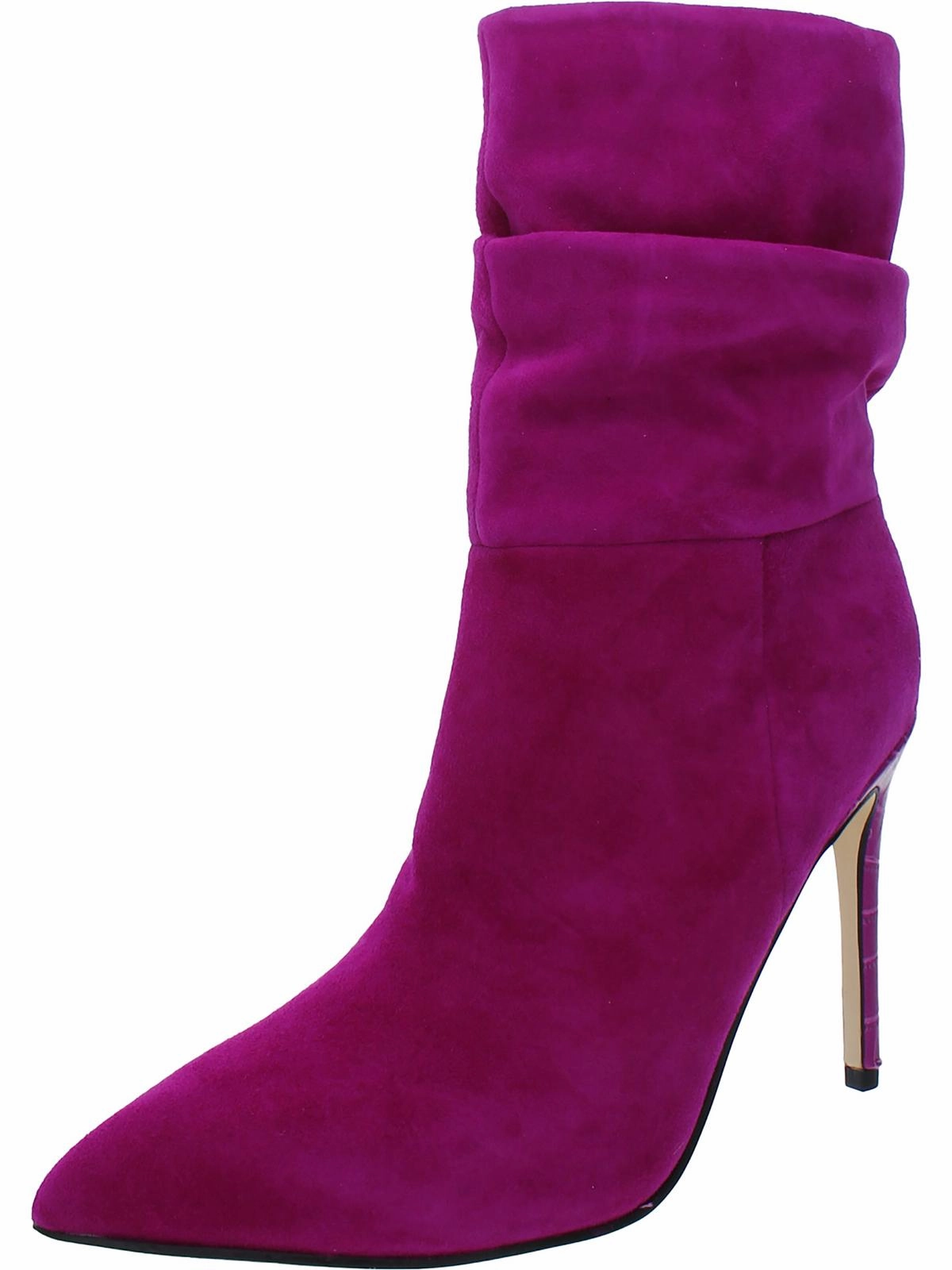 JENN Womens Pointed Toe Mid-Calf Boots