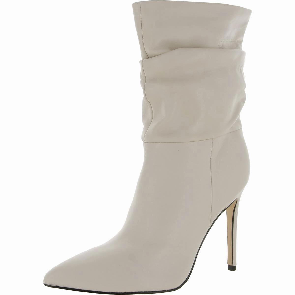 JENN Womens Pointed Toe Mid-Calf Boots