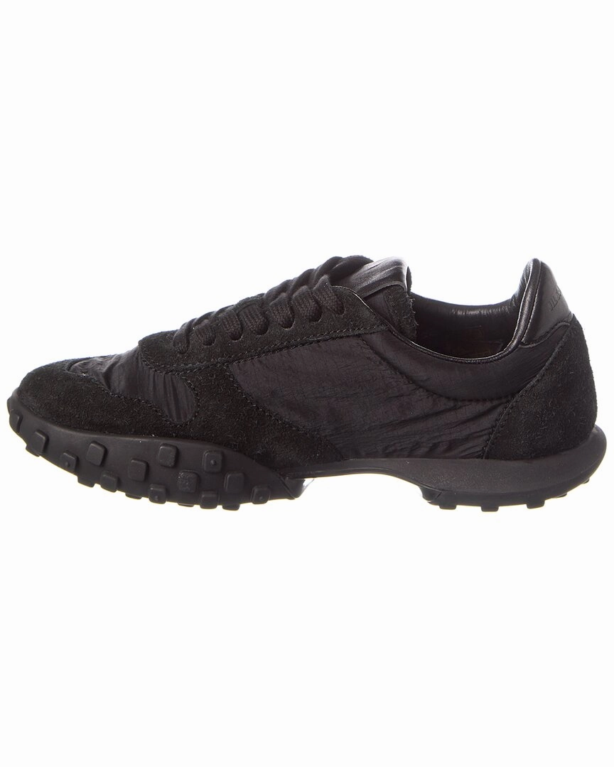 Jil Sander Nylon & Suede Sneaker