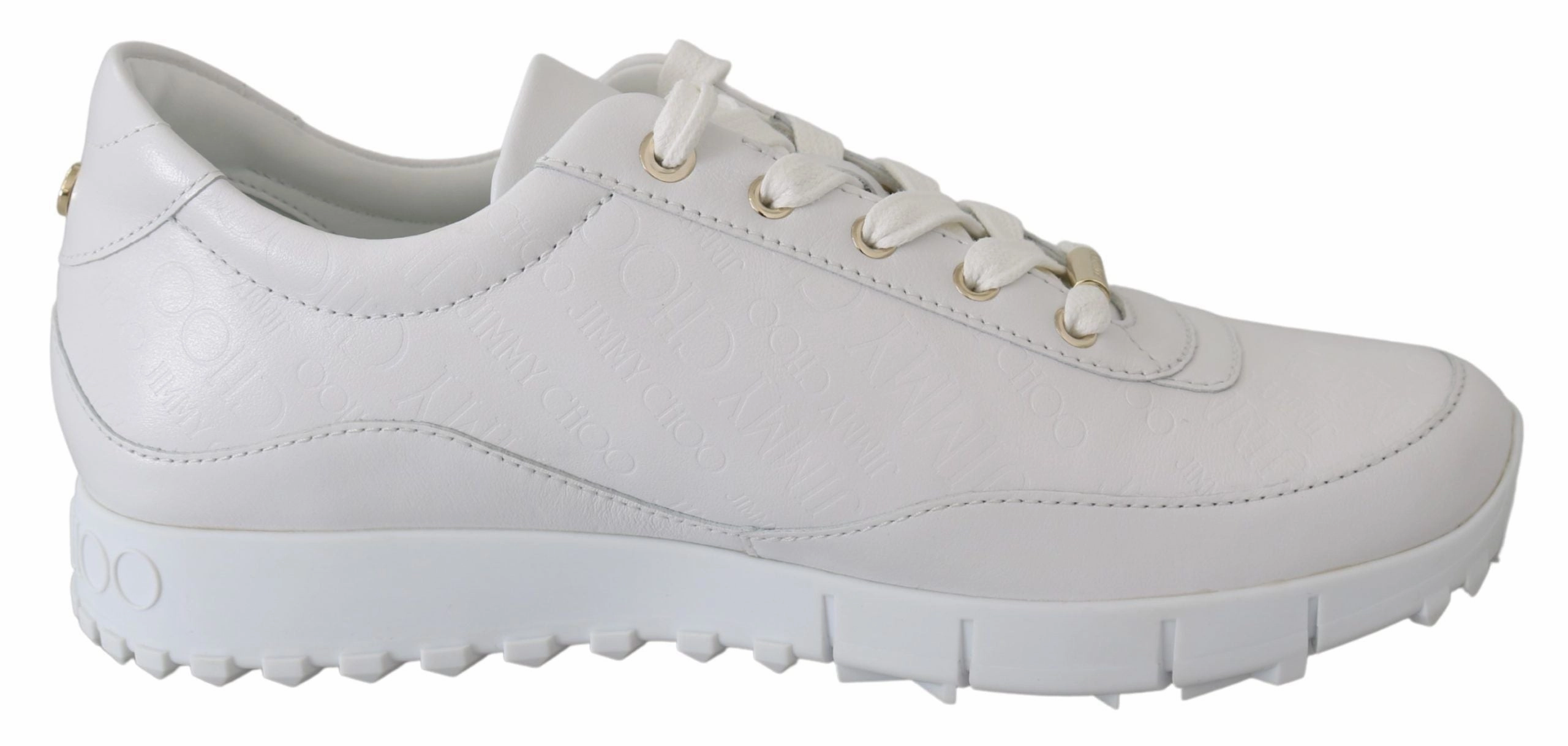 Jimmy Choo Elegant  Leather Women's Sneakers Buy Womens Sneakers online shop