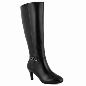 JNYHANLEEWC Womens Wide Calf Manmade Knee-High Boots Sale on Womens Trendy Boots