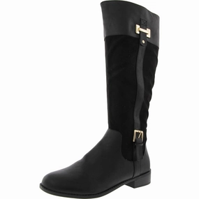 JNYLEODENN Womens Belted Manmade Knee-High Boots Buy Womens Boots online cheap