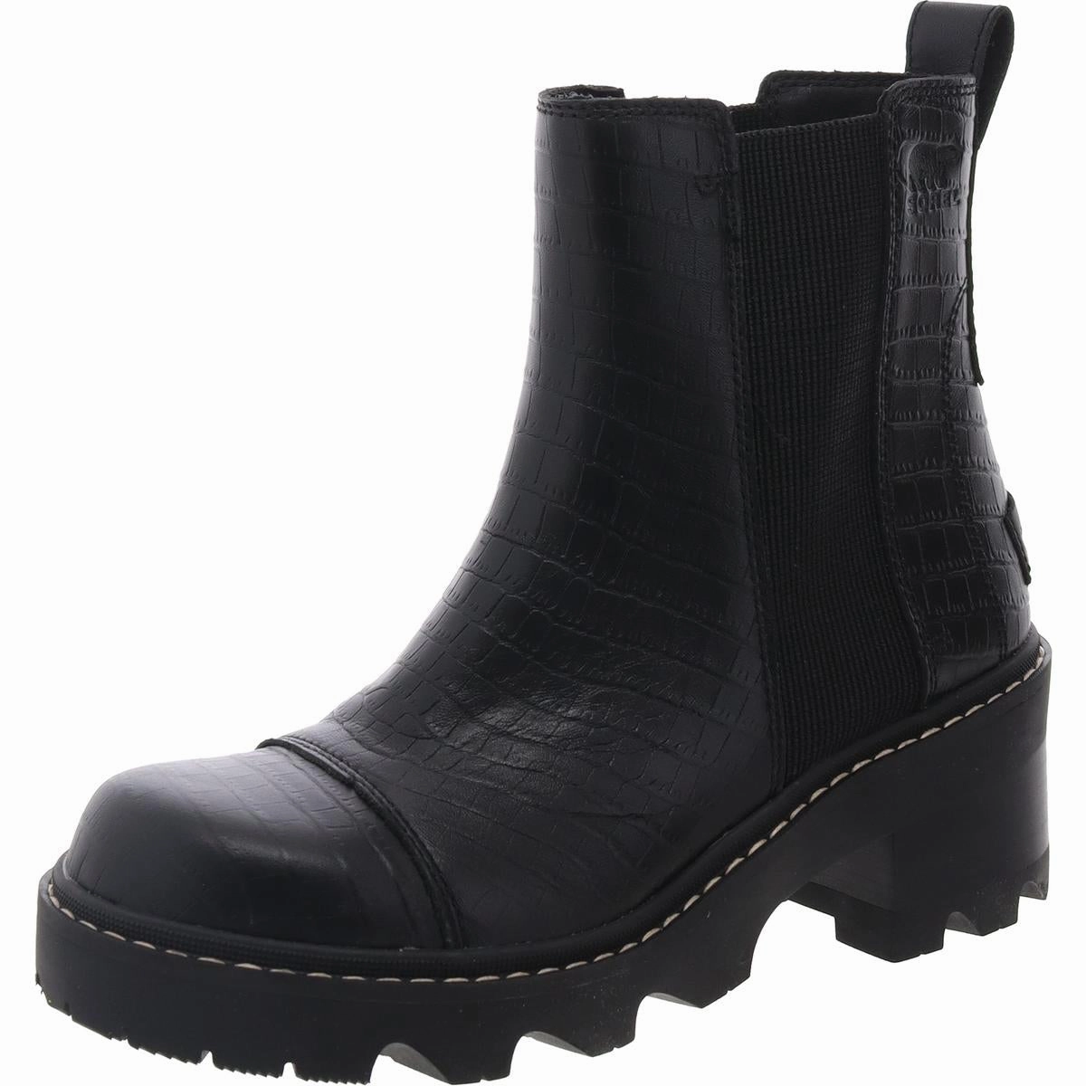 JOAN NOW CHELSEA Womens Round toe Casual Chelsea Boots