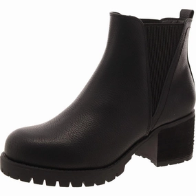 Jody Womens Faux Leather Ankle Chelsea Boots Womens Casual Boots clearance