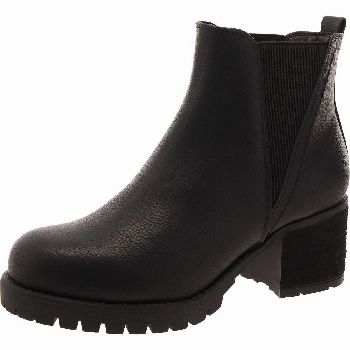 Jody Womens Faux Leather Ankle Chelsea Boots Womens Casual Boots clearance