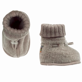 Joha Sesame Melange Wool Boots Baby Booties soft sole sale