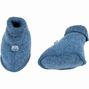 Joha Wool Blue Futter Wool Slippers Kids clearance
