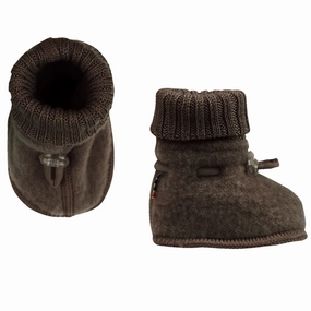 Joha Wool Dark Bark Futter Wool Slippers Kids clearance