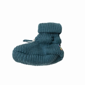 Joha Wool Dark Blue Futter 2-Layer Wool Slippers Kids clearance