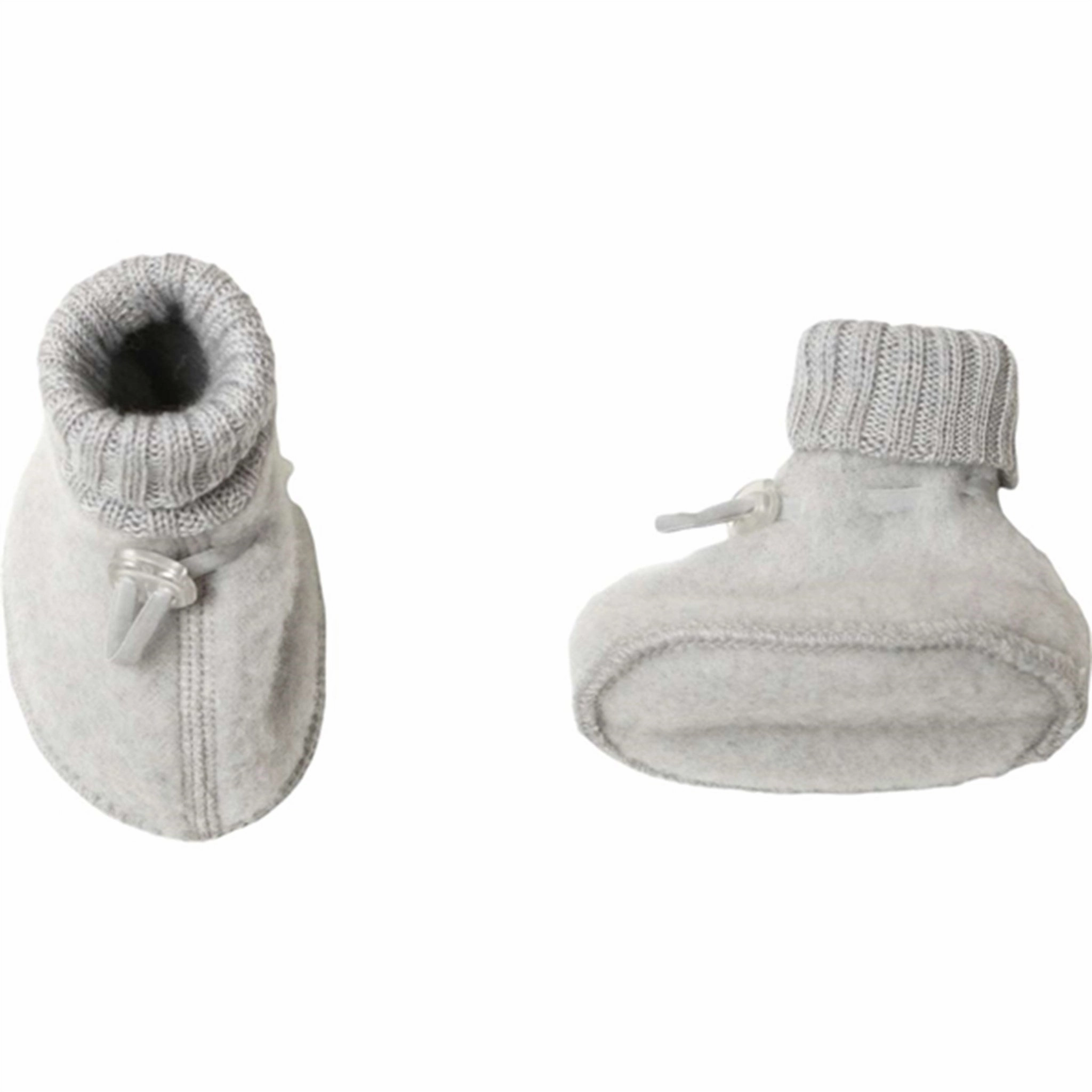 Joha Wool Silver Melange Futter Wool Slippers Kids clearance