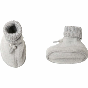 Joha Wool Silver Melange Futter Wool Slippers Kids clearance
