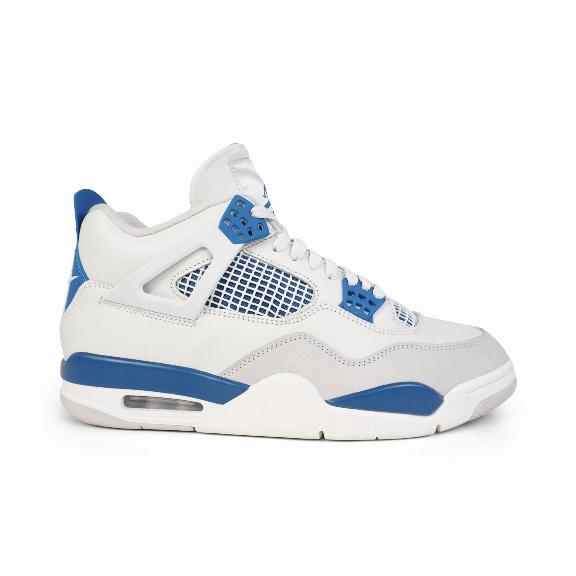 Jordan 'Retro 4 Military Blue' Sneakers - Men's 44 EU Mens Sneakers outlet clearance