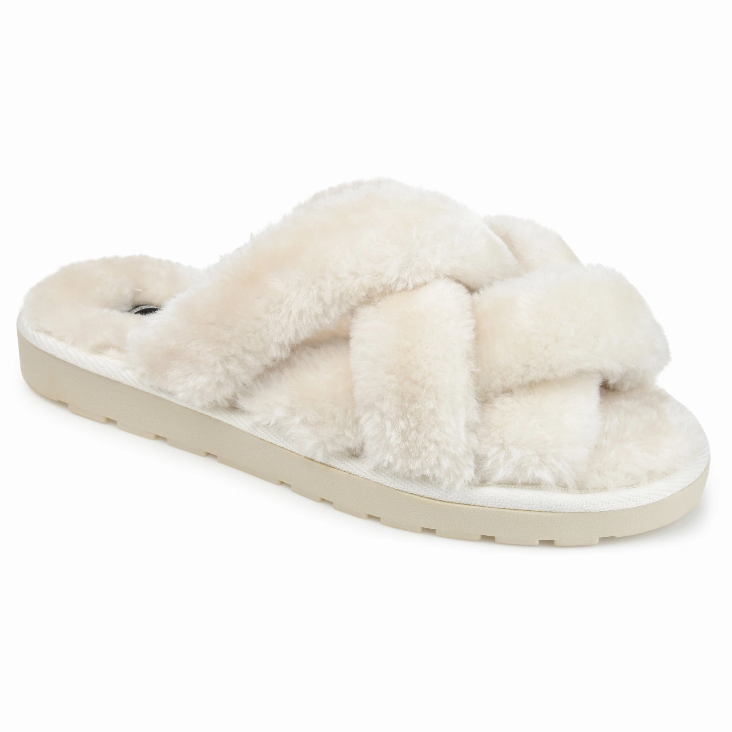 Journee Collection Women's Faux Fur Quiet Slipper