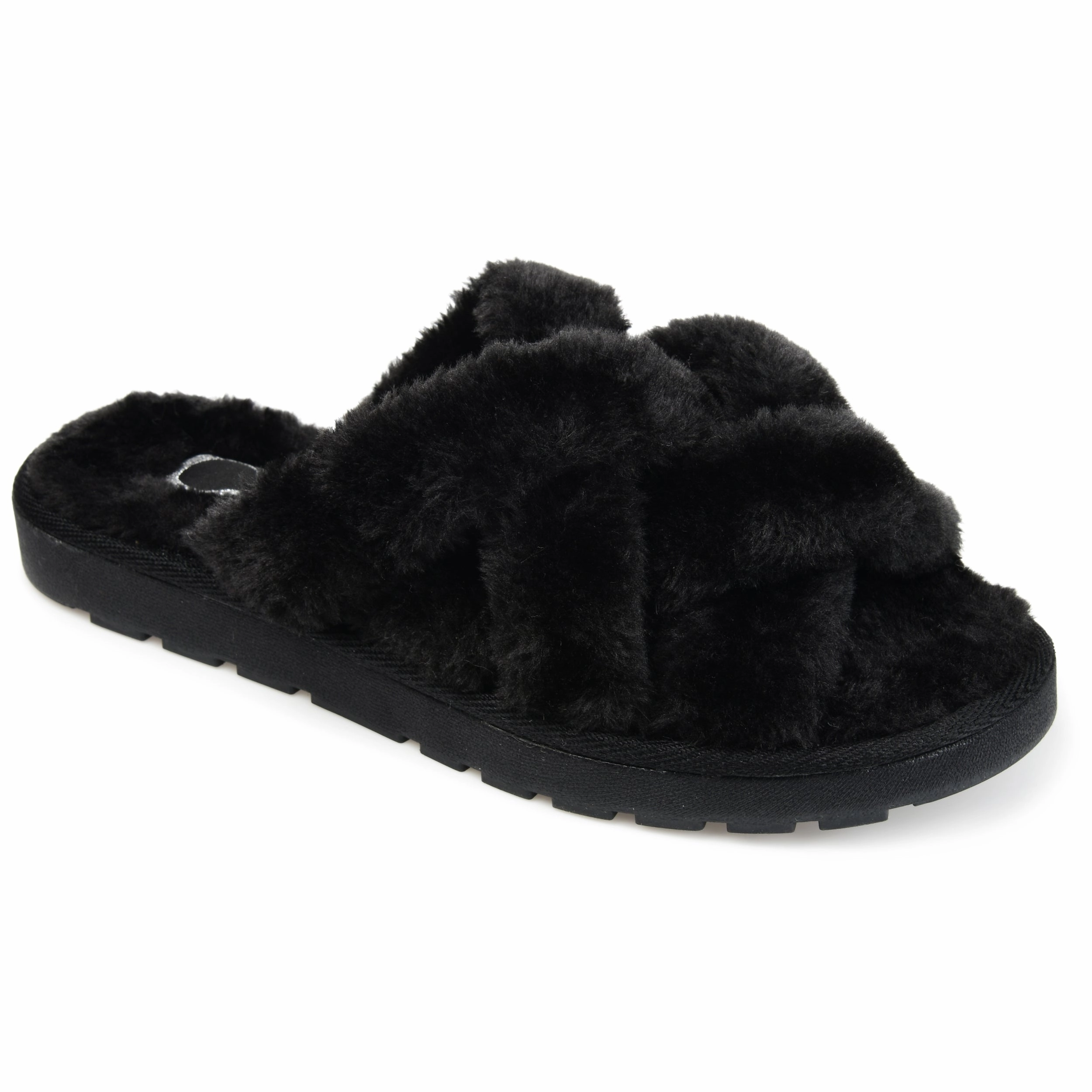 Journee Collection Women's Faux Fur Quiet Slipper