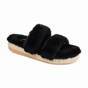 Journee Collection Women's Faux Fur Relaxx Slipper Cozy Womens Slippers discount