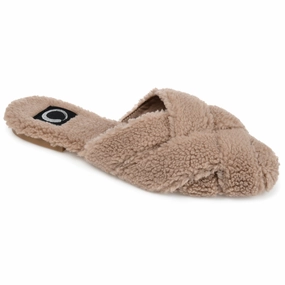 Journee Collection Women's Faux Fur Sereena Slipper Cozy Womens Slippers discount